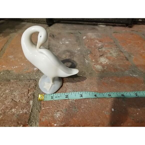 Vintage 1980s Nao Lladro Daisa Porcelain Figurines Long Neck Goose Duck Spain - Picture 13 of 13